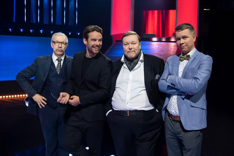 Mikko Leppilammen juontamassa Jahti-ohjelmassa kilpailijat haastavat yleistietogurut.