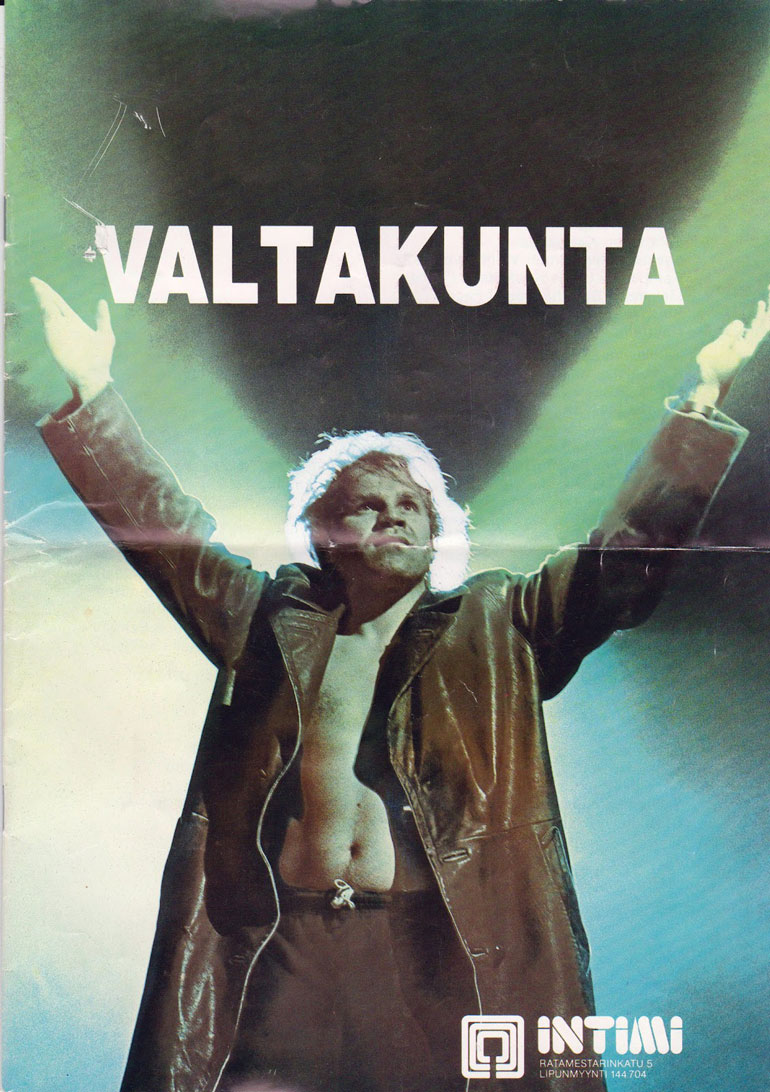 Jussi Juskan roolissa vuonna 1985.