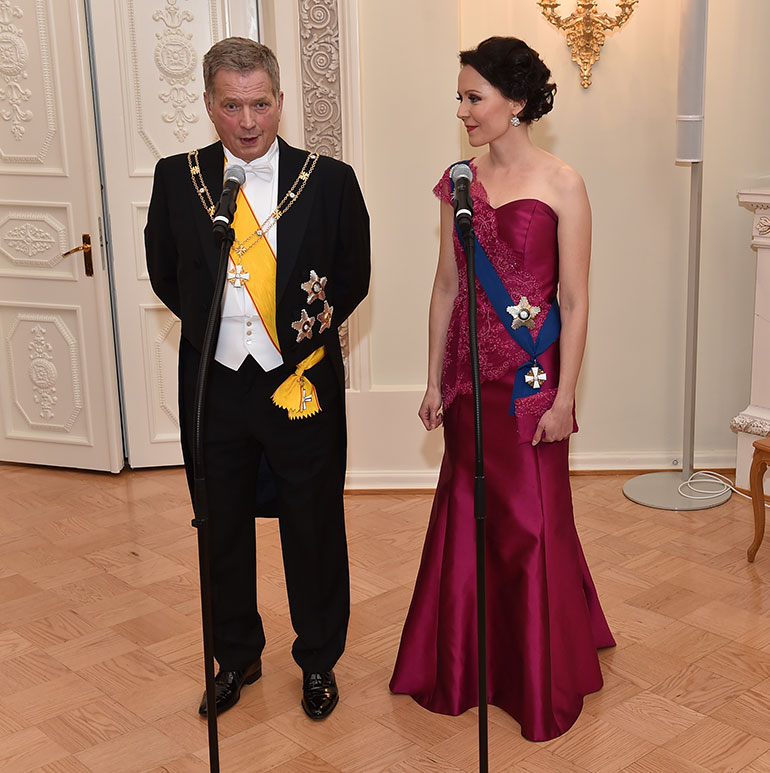 Jenni Haukio ja Sauli Niinistö