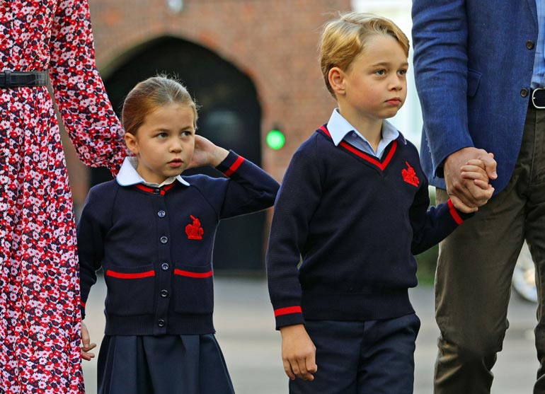 George ja Charlotte ovat joutuneet jo kohtaamaan elämän varjopuolta.