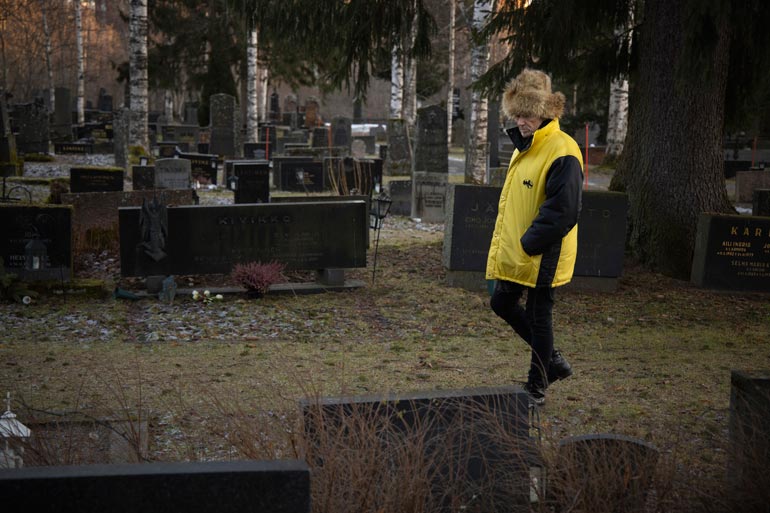 – Kaiken lopullisuus on herkistänyt mieleni, Jorma sanoo. Hän pohtii jo, minne toivoisi hautansa tulevan.