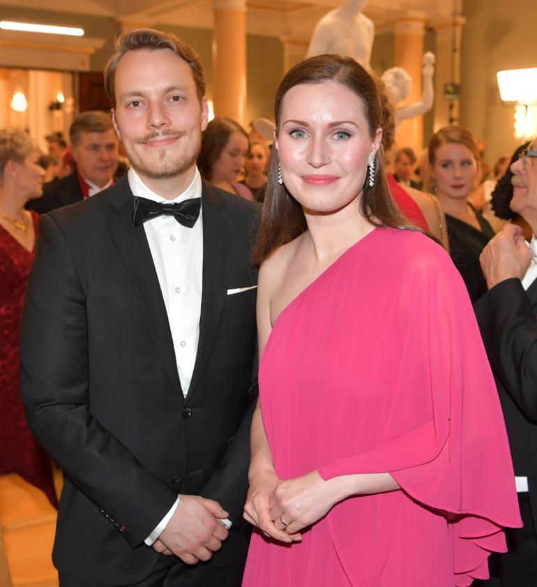 Sanna Marin ja Markus Räikkönen