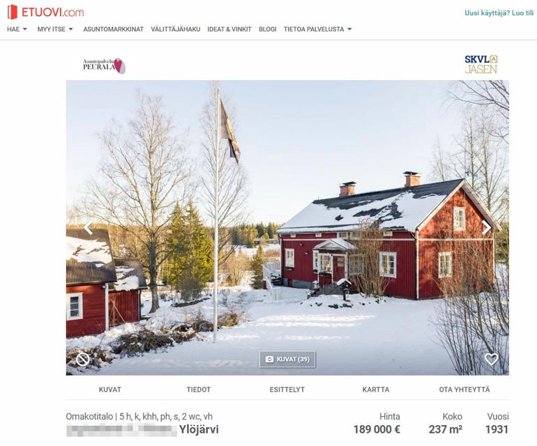 Carl Danhammer on asunut vaimonsa suvun talossa Ylöjärvellä parikymmentä vuotta. Tässä talossa majaili aikoinaan myös Matti Nykänen.