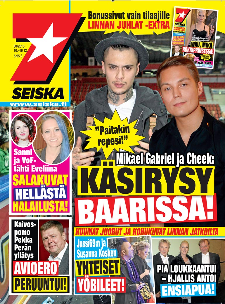 Mikael Gabrielin ja Cheekin käsirysy.