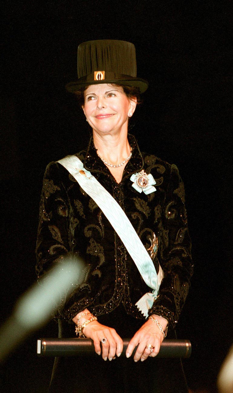 Silvia lakitettiin tohtoriksi Göteborgissa vuonna 1999.