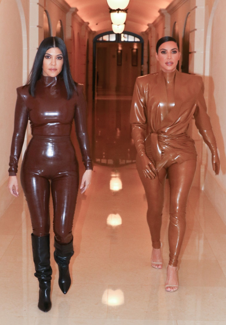 kourtney ja kim kardashian
