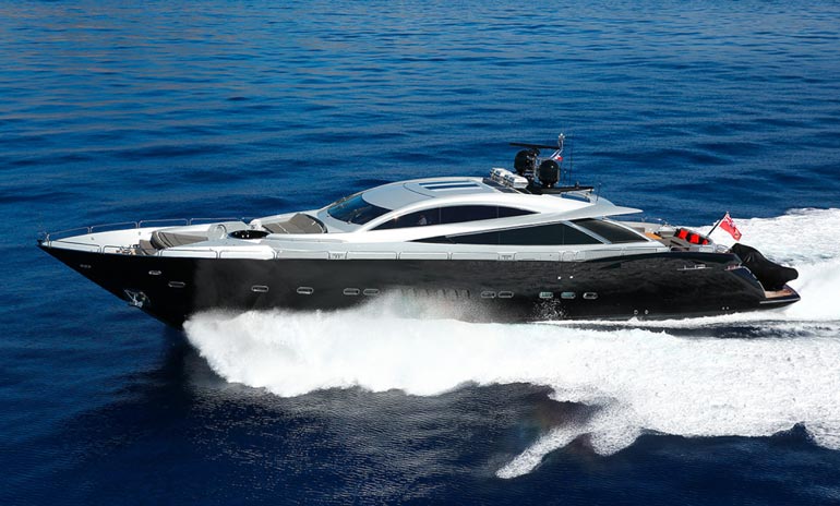 F1-tähti Kimi Räikkösen myynnissä olevan Iceman Sunseeker Predator 108 -merialuksen pituus on 32,9 metriä, leveys 6,3 metriä ja syväys 2,0 metriä.