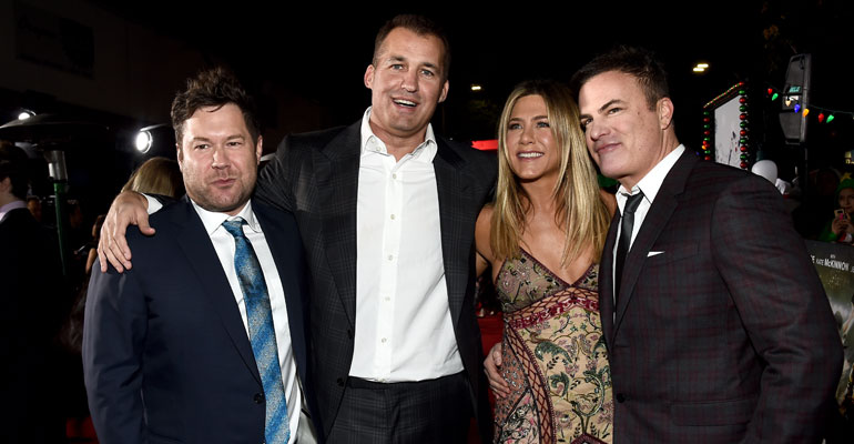 Josh Gordon, Scott Stuber, Jennifer Aniston ja Will Speck