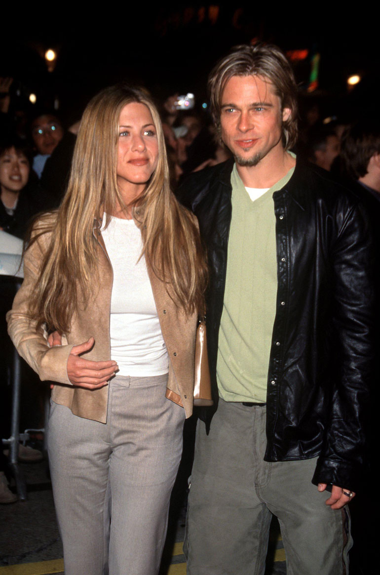 Jennifer Aniston ja Brad Pitt vuonna 2001.