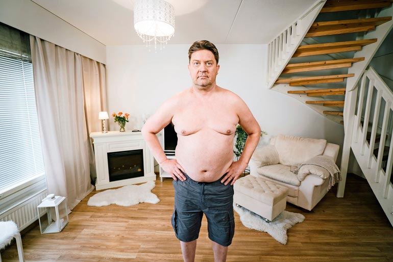 Oskari osallistui viime vuonna Olet mitä syöt -ohjelmaan. – Paino ei tippunut, mutta vyötärönmitta pieneni. Sisältä suli sitä vaarallista rasvaa.