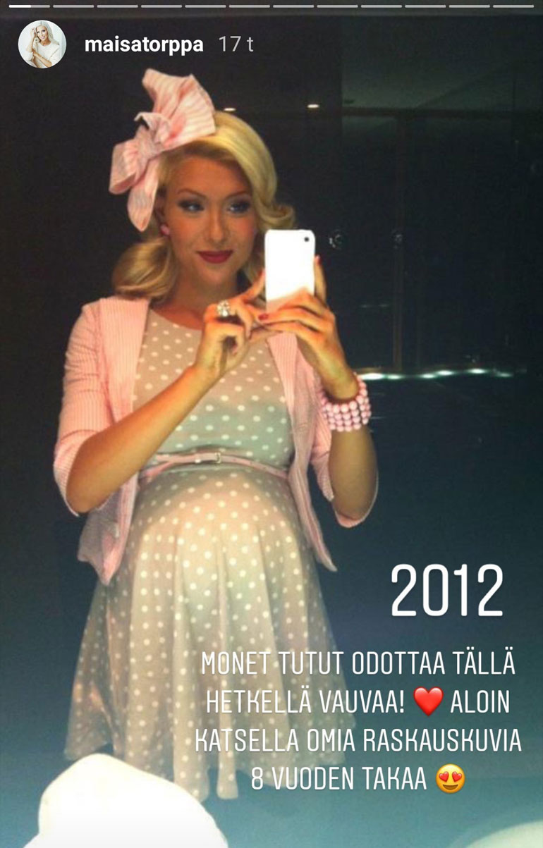 Maisa Torppa raskaus 1