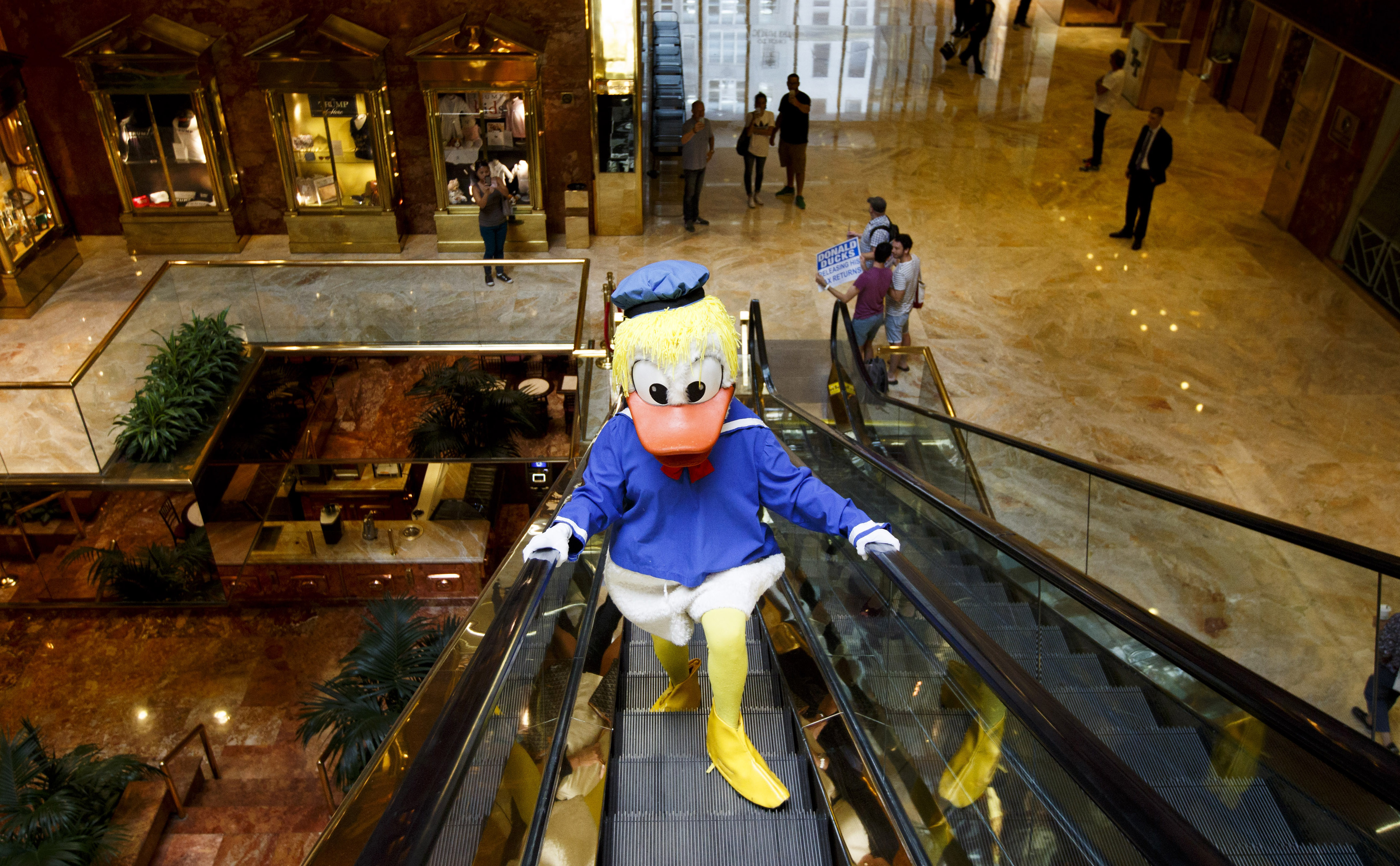 Aku Ankka Trump Towerissa