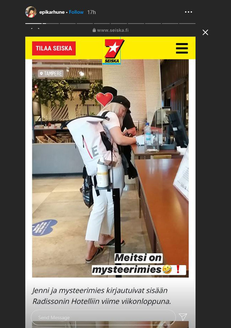 Kuvakaappaus EpiKarhusen InstaStroysta