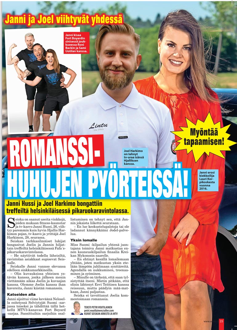SEISKA 39/2018 Kahden nuoren ja näyttävän julkkiksen suhdetta on seurattu Seiskassa alkumetreiltä asti.