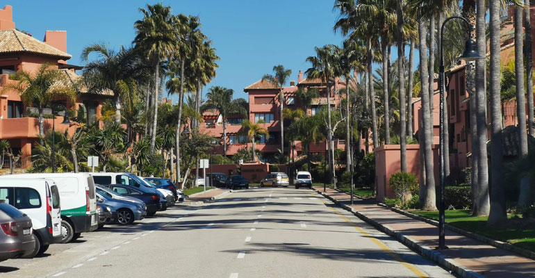 20200212 Estepona, Espanja. Ossi Väänäsen talo, jossa Nacci Janne Tranberg pidätettiin.