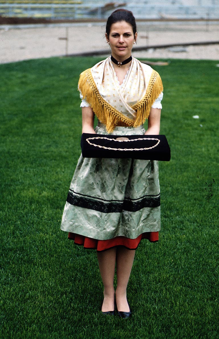 Silvia vuonna 1972.