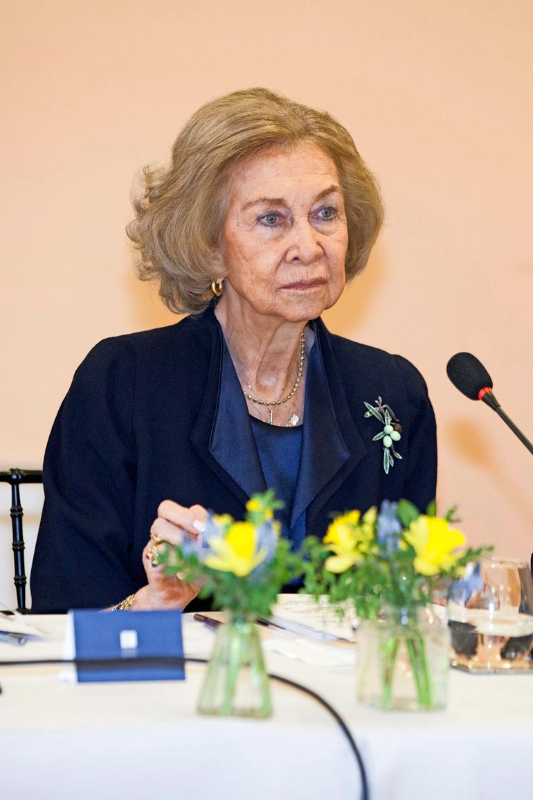 Espanjan ex-kuningatar Sofia.