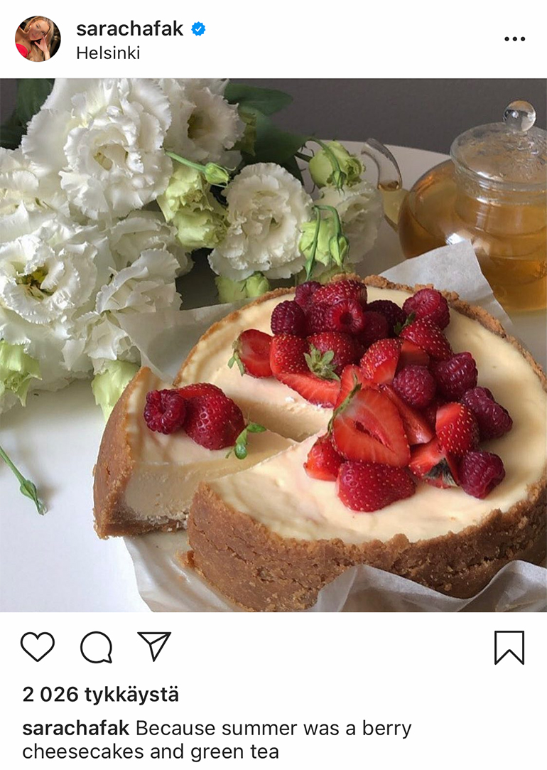 Saran instagramkuva