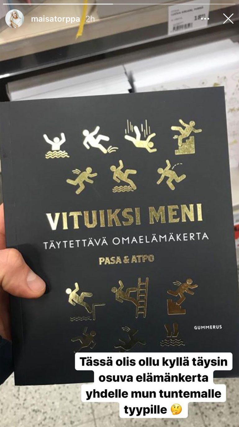 Kuvakaappaus Maisa Torpan Instagram-videotarinasta.