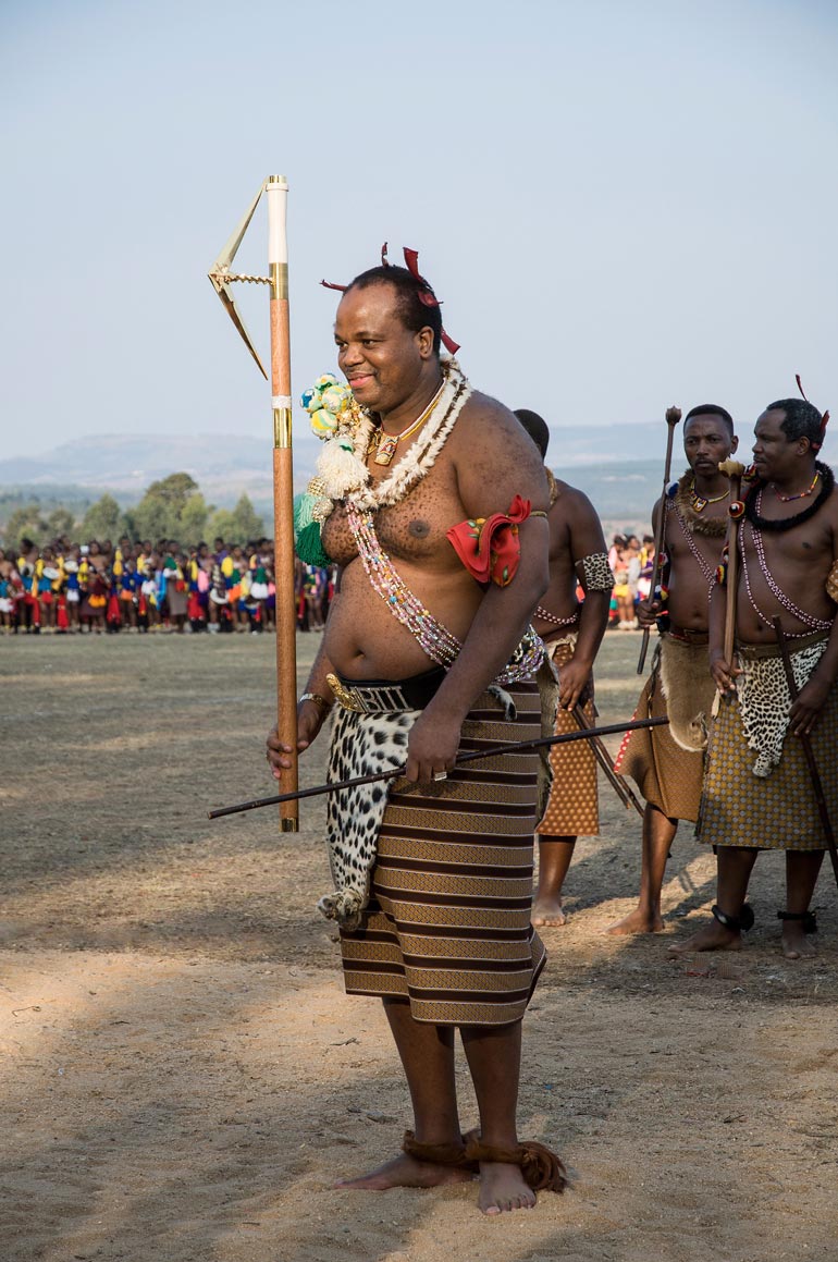 Eswatinin kuningaskunnan hallitsija Mswati III.