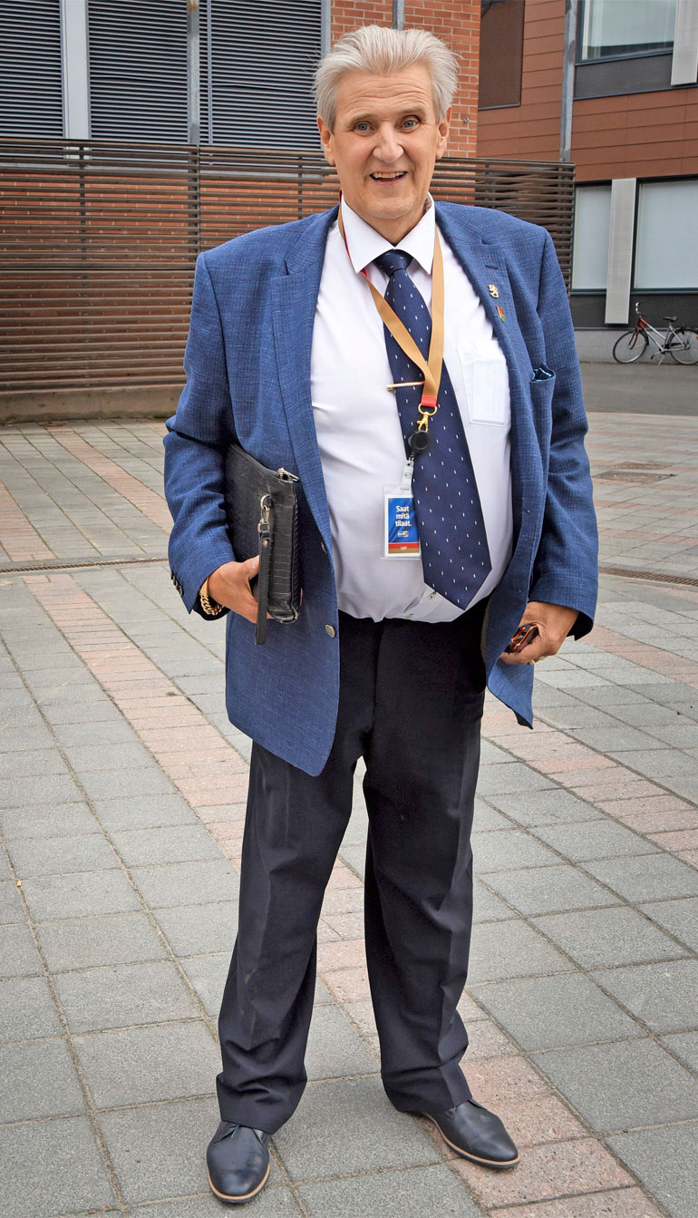 Carl Danhammer kuvattuna vuonna 2017.