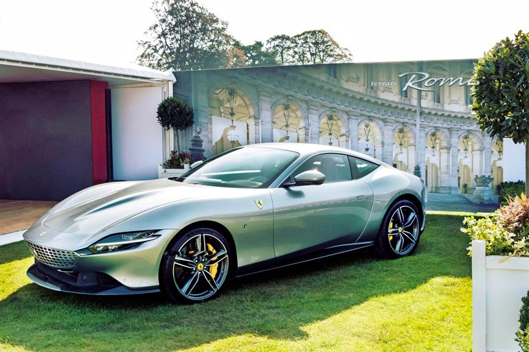 Turkulainen kiinteistöveijari on tilannut kuvan kaltaisen Ferrari Roman. – Se on pakasta vedetty ja väriltään helmiäisvalkoinen!