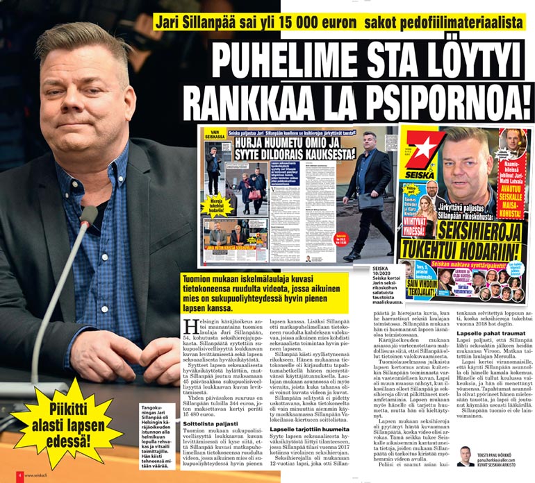 SEISKA 13/2020 Viime aikainen uutisointi Siltsusta on ollut vähemmän mairittelevaa.