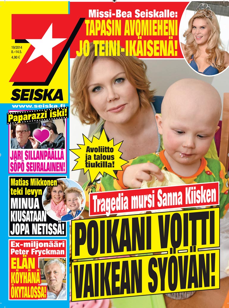 SEISKA 19/2014Syöpähoidotveivät pikku-veijarilta hiukset päästä seitsemän vuotta sitten.