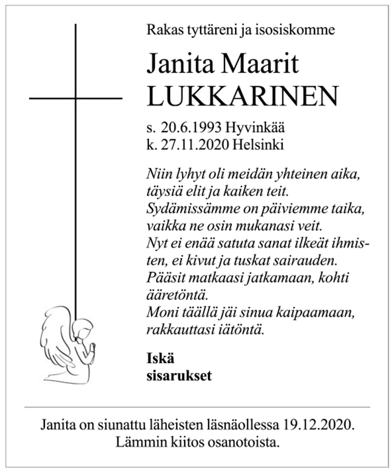 Kuolinilmoitus