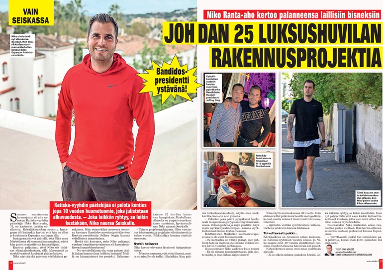 SEISKA 54/2020 Niko kertoi elämästään Espanjassa viime jouluna Seiskassa.