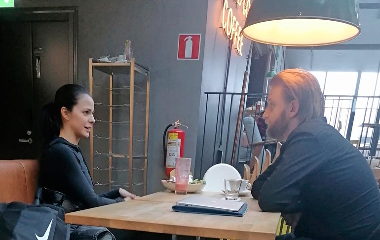 Satu Tuomisto ja Joel Harkimo