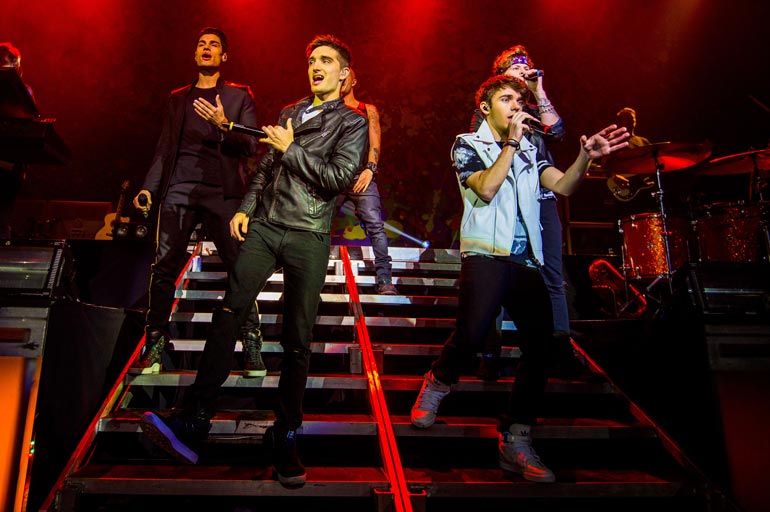 The Wantedissa mukana ovat Tomin lisäksi Max George, Siva Kaneswaran, Jay McGuiness ja Nathan Sykes.