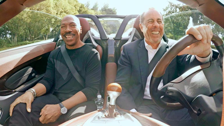 Näyttelijä Eddie Murphy pääsi vuonna 2019 Jerryn Porsche Carrera GT:n kyytiin ohjelmassa Comedians in Cars Getting Coffee.