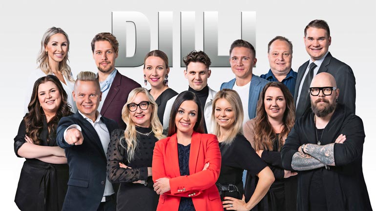 Diili-kilpailussa tehtiin tänä vuonna ensi kertaa pääsytehtäviä Jaajo Linnonmaan firmaa varten. Aiemmin Jaajon paikalla on tuomioita jakanut Hjallis Harkimo.