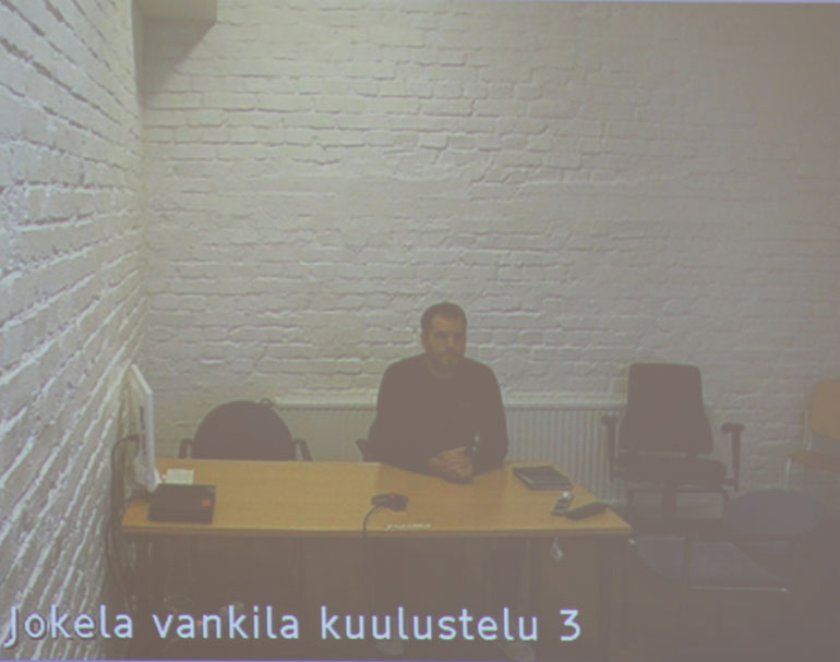 Niko Ranta-aho osallistui valmisteluistuntoon etäyhteyden välityksellä Jokelan vankilasta.
