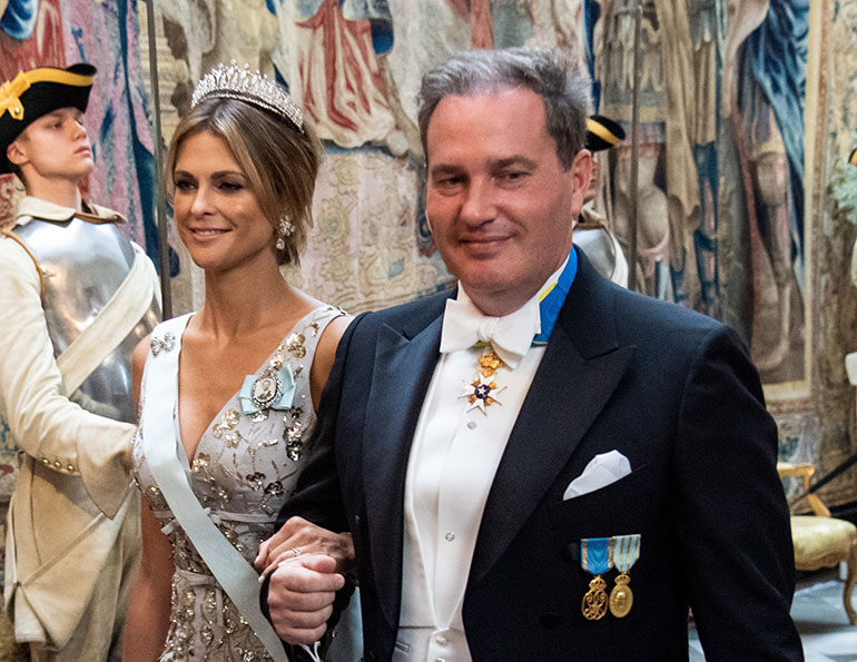 Ruotsin prinsessa Madeleine ja Chris O'Neill