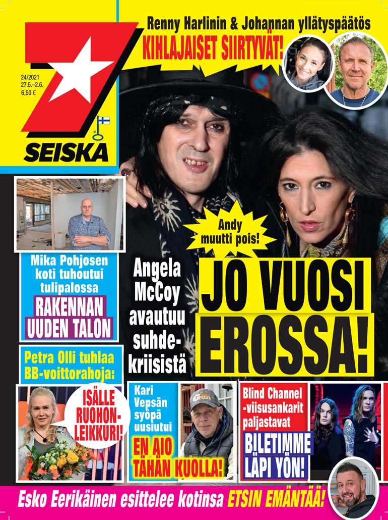 SEISKA 24/2021 Alle kuukausi sitten Seiska paljasti pariskunnan asuneen jo vuoden päivät eri osoitteissa.