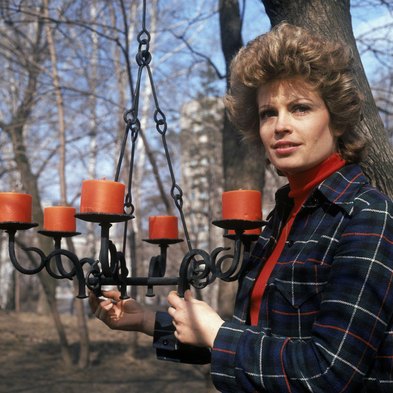 Leena Brusiin kuvattuna vuonna 1974.