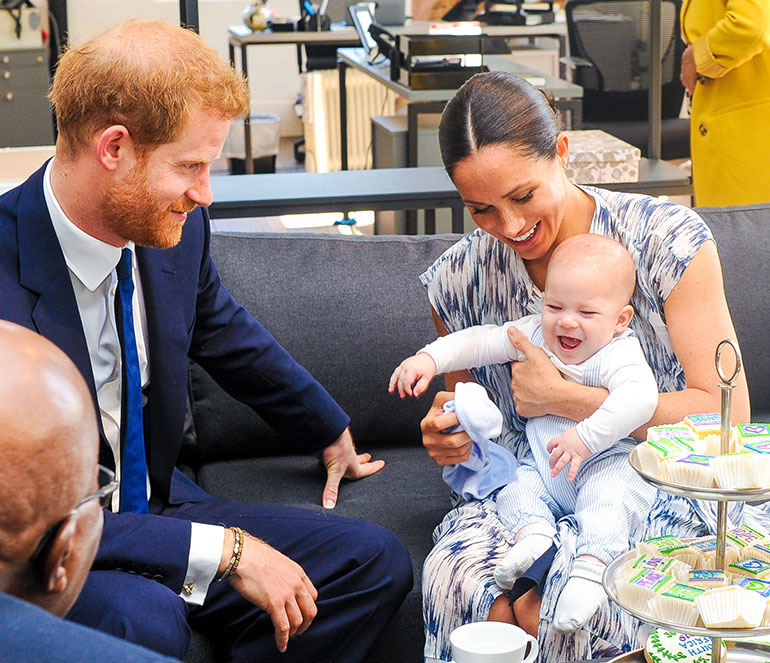Sussexin herttuapari Harry ja Meghan ja Archie
