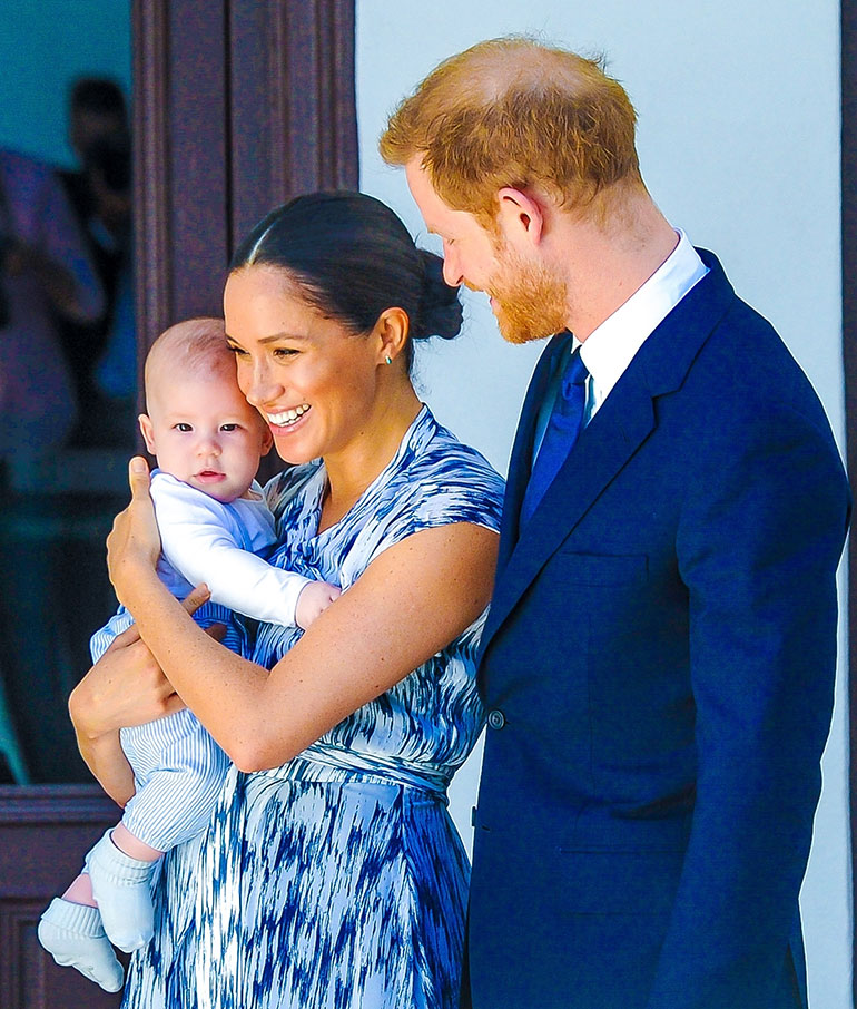 Sussexin herttuapari Harry ja Meghan ja Archie