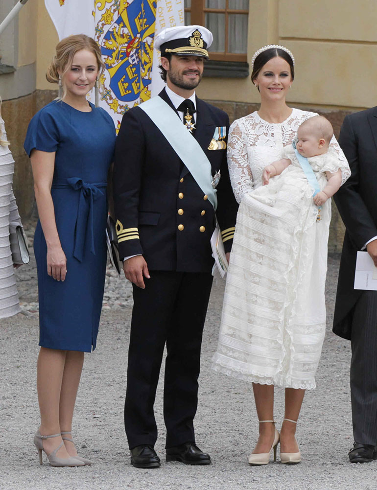 Ruotsin prinssipari Carl Philip ja Sofia, prinssi Alexander ja Lina Hellqvist