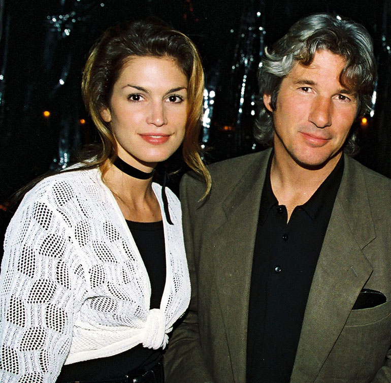 Richard Gere ja Cindy Crawford