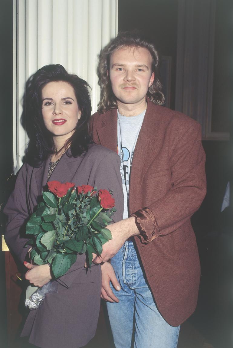 Kaija Koo ja Markku Impiö viihtyivät yhdessä yli 21 vuotta. Myös timanttisena työparina tunnettu kaksikko erosi Markun juomisen takia. Kuva vuodelta 1993.