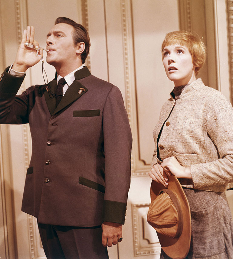 Christopher Plummer ja Julie Andrews