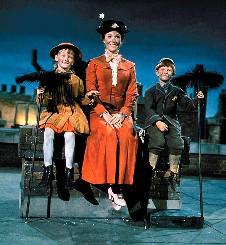 Julie Andrews, Karen Dotrice ja Matthew Garber