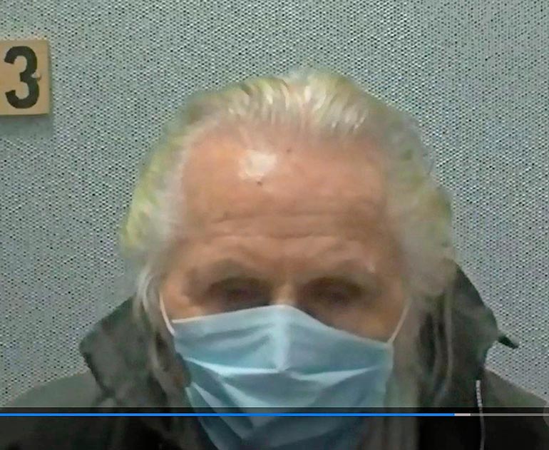 Peter Nygård videokuvassa vankilasta