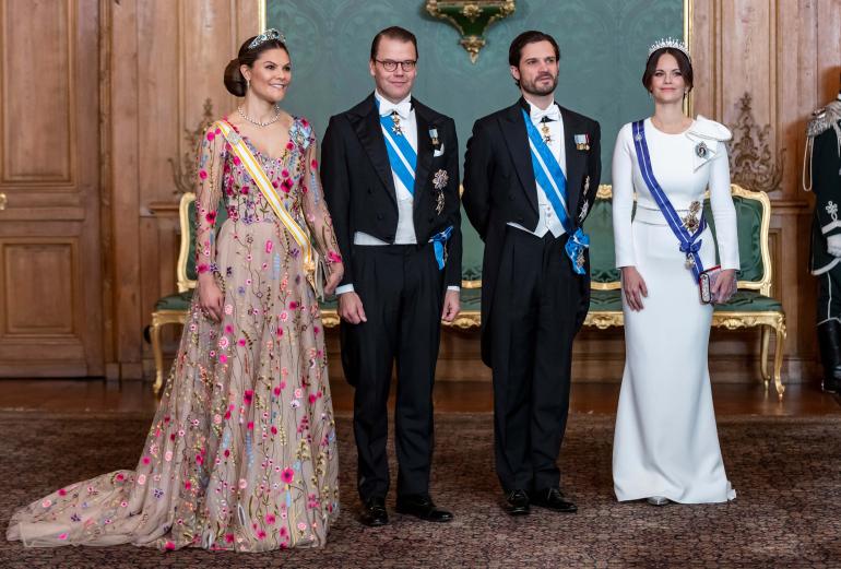 kruununprinsessa Victoria, prinssi Daniel, prinssi Carl Philip. prinsessa Sofia