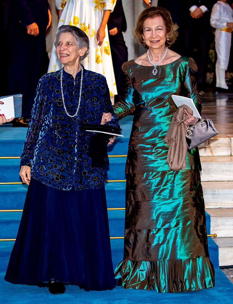 Espanjan ex-kuningatar Sofia ja prinsessa Irene