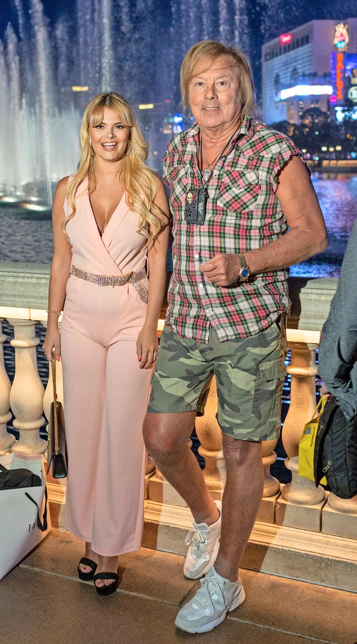 Erika ja Danny lomailivat Las Vegasissa 2019.