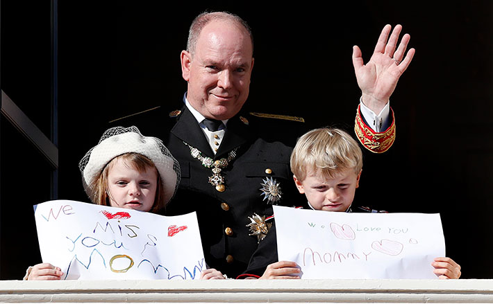 Ruhtinas Albert, prinsessa Gabriella ja prinssi Jacques